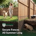 thumbnail image 4 of Dig Defence Dog Fence No Dig Barrier Fence Panels for Small Medium Pets 4 pk up to 12 ft, 4 of 11