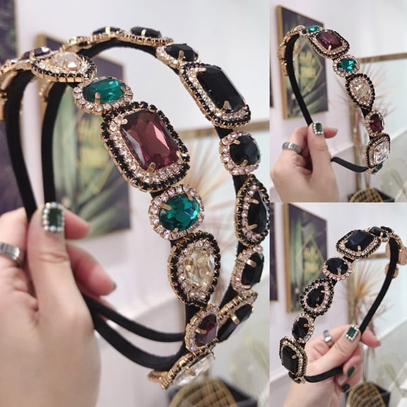 Multicolor Cute Headbands for Women Polyester Wide Ribbed Headbands Non Slip Fashion Head Bands Comfortable Hairbands Hair Accessories for Women One Size