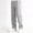 Grey, variant on Men's Casual Pants - Versatile Loose Fit Straight Leg Trousers for Everyday Style with Warm Inner Comfort and Modern Trend