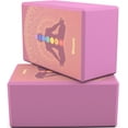 thumbnail image 1 of RDX Yoga Block Set, Non-Slip High-Density Eva Foam Brick for Pilates Flexibility Body Balance, Easy Grip Surface for Stability Strength Training Deepen Poses Exercise Office Home Gym, 23x15x9.8CM, 1 of 5