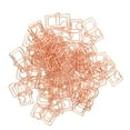 thumbnail image 1 of Pinces à Papier en Métal, 50 Pcs Pinces à Papier Rouille Pinces à Papier de Bureau Intégration Sans Couture, 1 of 14