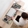 thumbnail image 3 of Long Mouse Pads for Desk,Pioneer Flower Floral Print Pattern Desk Mats on Top Of Desks, Desk Mouse Pad Extra Large with 3mm Non-Slip Base and Stitched Edge for Gaming,Office,Work,Home 31.5"x11.8", 3 of 6