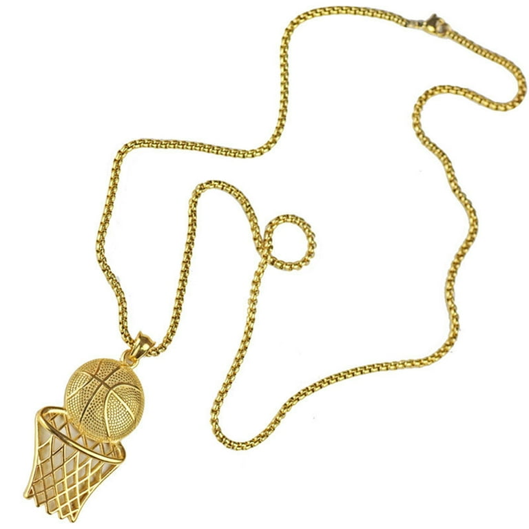 Boy shop necklaces basketball