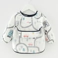 thumbnail image 2 of Long Sleeve Baby Bibs, Waterproof Sleeved Bibs for Eating Feeding, Toddler Baby Girls Boys Smock Bibs, 2 of 3