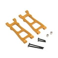 thumbnail image 2 of 2 piezas de brazo de suspensión inferior trasero para coche RC, brazo de suspensión para actualización de control remoto oro, 2 of 9
