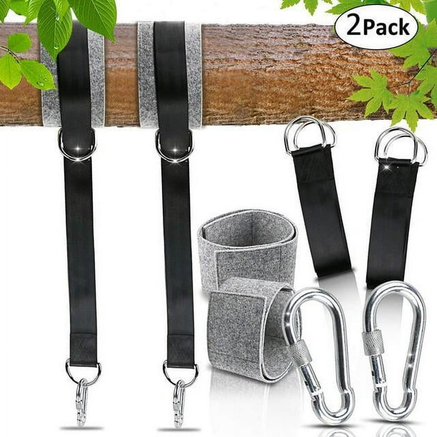 Correas para hamaca Correas para colgar columpios, correas para hamacas para exteriores de 150 cm con mosquetones de seguridad para columpios de árboles y hamacas Máx. brillar Electrónica