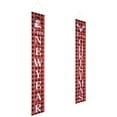 thumbnail image 3 of Yescom Merry Christmas New Year Door Sign,Porch Sign Banner,Hanging 2 Pack Xmas Party Decorations, 3 of 8