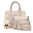 thumbnail image 1 of Set de bolsos a la moda, bolso de hombro Soperwillton Tote, 4 piezas, 1 of 7