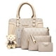 thumbnail image 1 of Set de bolsos a la moda, bolso de hombro Soperwillton Tote, 4 piezas, 1 of 7