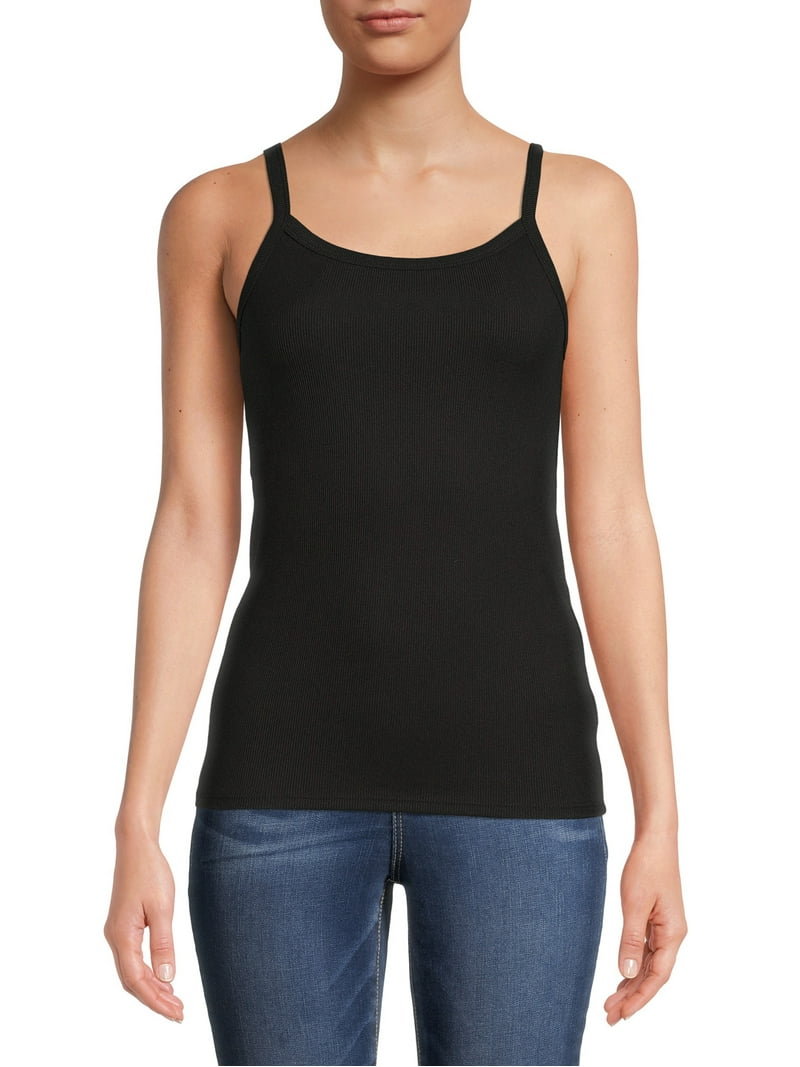 No Boundaries Ribbed Cami Top, 1 or 5-Pack, Women's - Walmart.com