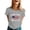 #01-Grey, variant on Womens 250 Anniversary Usa Shirt 250 Anniversary Usa Flag Independence Day Freedom T-Shirt Crew Neck Comfy America Pullover Streetwear