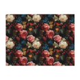 thumbnail image 4 of KLL Rose Flowers Print Fleece Throw Blanket, Horizontal Fleece Bedding Cute Soft Blankets Comfy Fleece Flannel Plush Home Decor for Couch & Bed -50"x40", 4 of 9