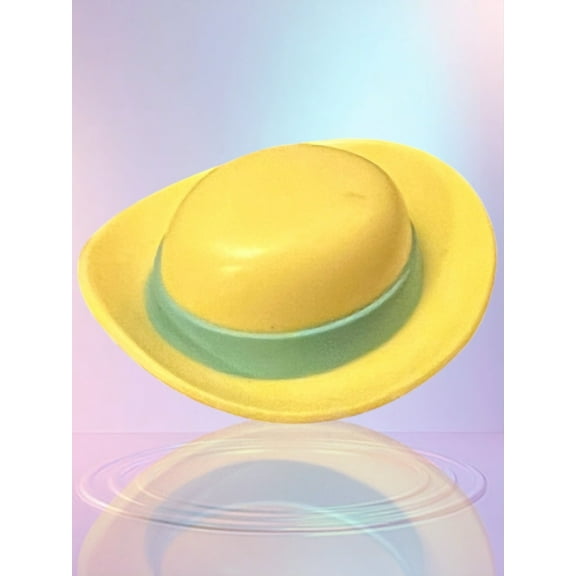Doll Big Yellow Hat Green Ribbon Clothing New Replacement
