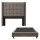 thumbnail image 1 of Box Base Cama Individual + Cabecera Titan Gris Dicasa Titan Bless, 1 of 8
