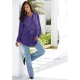 thumbnail image 5 of Roaman's Women's Plus Size Invisible Stretch Iconic Sequin-Embellished Bootcut Jean, 5 of 5
