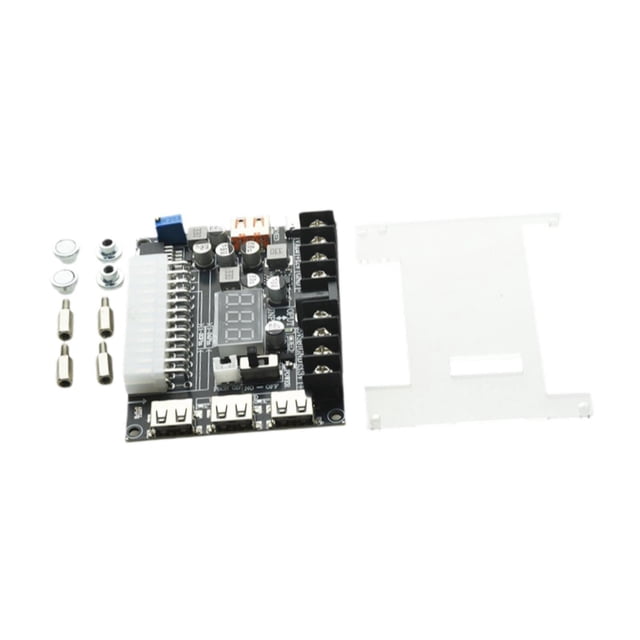 BELOVING Power Supply Board Module Compact Easy to Use Lightweight 20/24 Pin Module Acrylic Case