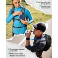 thumbnail image 2 of Small 20L Hiking Daypack with Phone Pocket, Hydration Bladder Holder, Breathable Backpanel, and 5 Pockets in Blue, 2 of 7