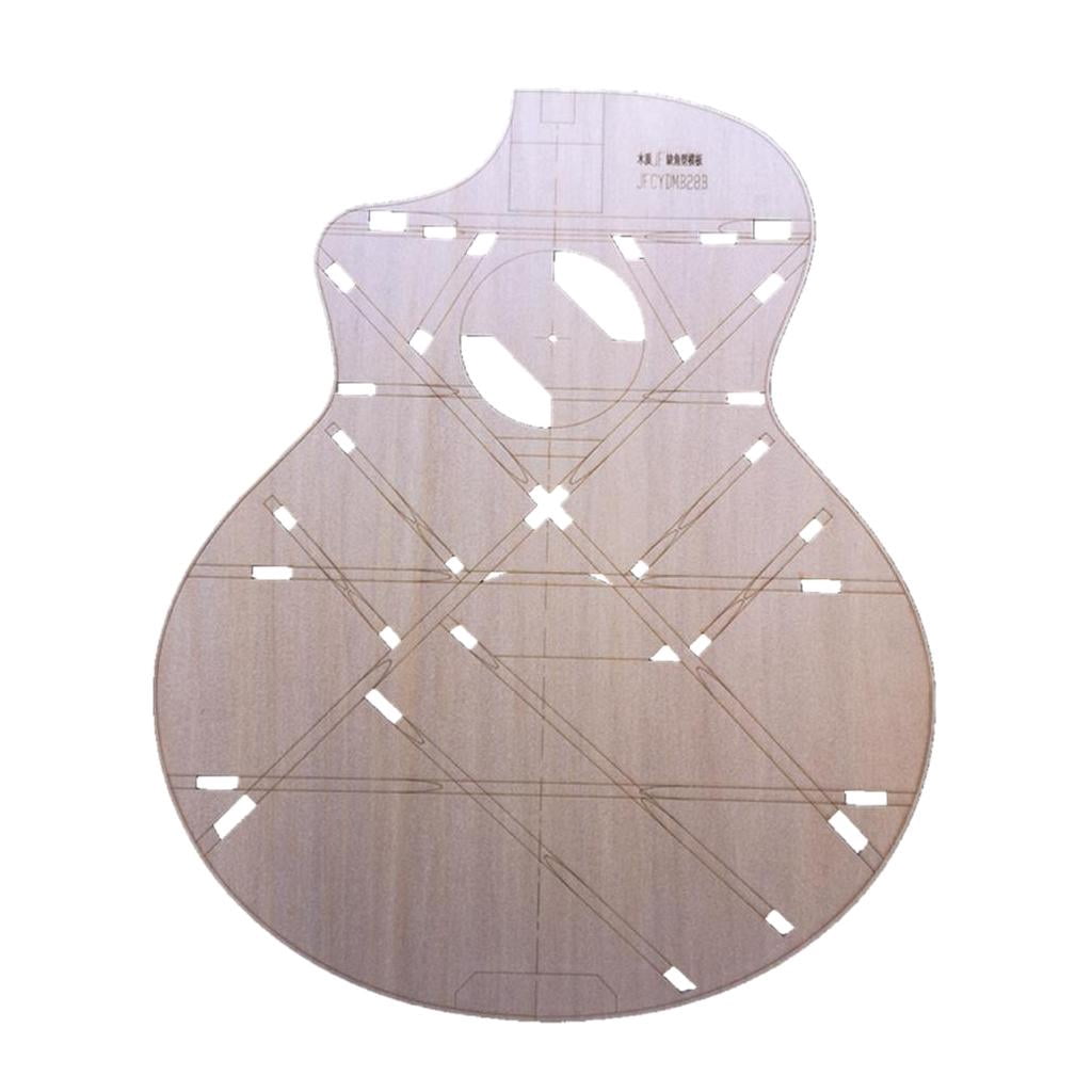 LeeQinersw 41 Inch Guitar Body Template for JF Guitar Making, Luthier