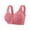 #07 Watermelon Red 【Mix, Match & Rotate: Stock Up on Your Favorite Colors】, variant on Women 1PC Wirefree Front Closure Breathable Bras, Daily, Everyday Bra, No Underwire, Gathering Support, Lift, Cotton Feel Comfy Bra for Large Cup Women | TruBelle,Army Green L
