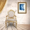 thumbnail image 3 of Charro, Mercedes Lopez 17x24 Gold Ornate Wood Framed with Double Matting Museum Art Print Titled - Bold Blue I, 3 of 4