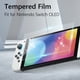 thumbnail image 1 of Kuymtek Película de vidrio templado para Nintendo Switch Pantalla OLED Protección contra huellas dactilares, 1 of 8