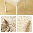 thumbnail image 4 of Multifunctional Elastic Table Chair Stool Cover, High-Quality Taffeta Cushion Cover, Stain-Proof, Comfortable Household Protective Furniture Cover Akmoler | Beige, 4 of 7