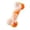 Orange, variant on Dog Chew Toys for Aggressive Chewers, Dog Bones for Small Medium Large Dogs, Interactive Tough Chew Toy for Biting, Teething & Teeth Cleaning，Red