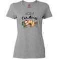 thumbnail image 3 of Inktastic Merry Christmas Cute Sloth with Santa Hat and Lights Women's T-Shirt, 3 of 5
