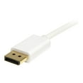 thumbnail image 4 of StarTech 2m 6 ft White Mini DisplayPort to DisplayPort 1.2 Adapter Cable, 4 of 4