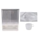 thumbnail image 1 of Contenedor de arroz de 3 l, transparente, hermético, para pared, para cocina, dispensador de granos, cubo de almacenamiento, 1 of 14