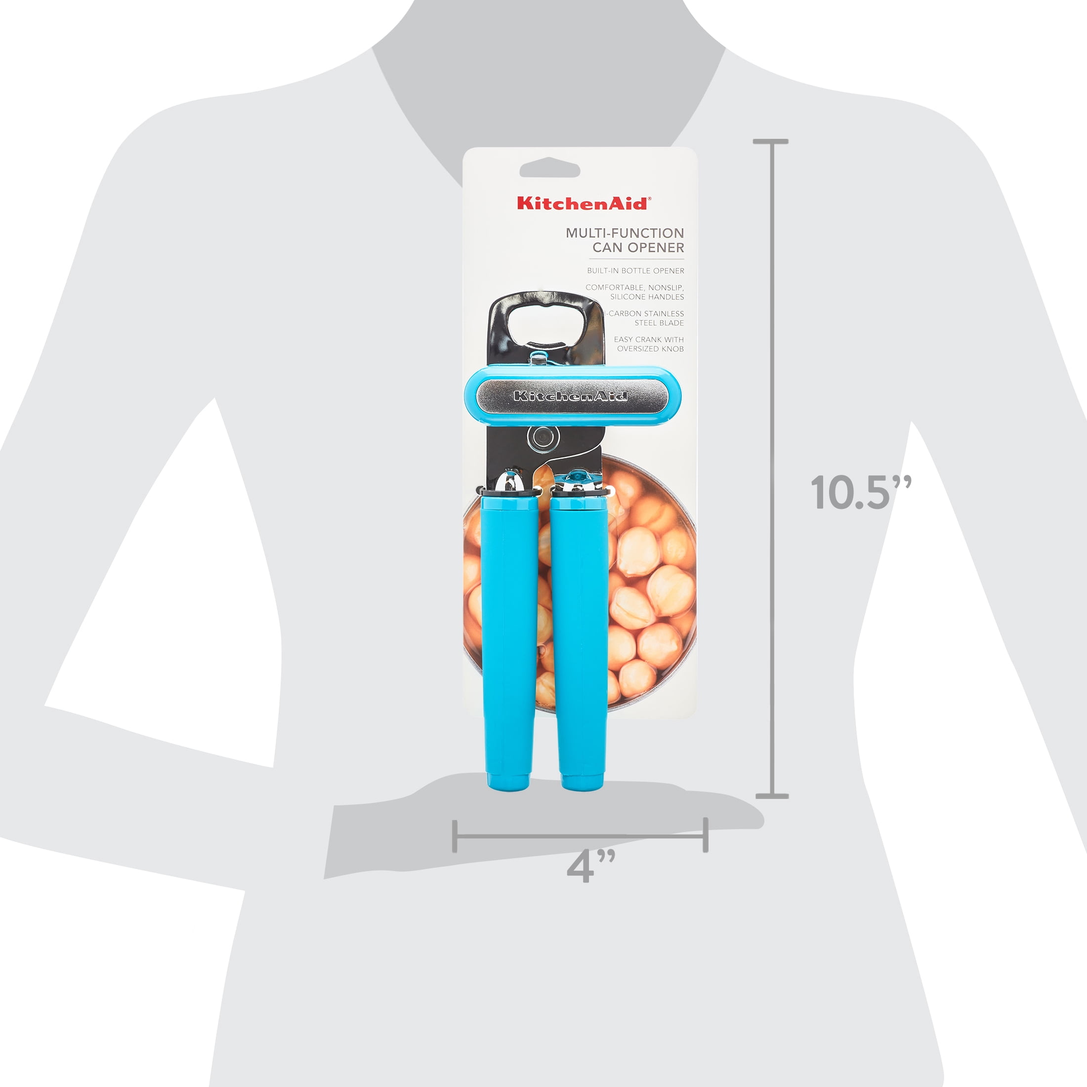 Kitchenaid Stainless Steel Multi-function Can Opener, Ocean Drive
