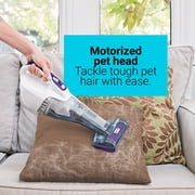 BLACK+DECKER Furbuster Cordless Handheld Vacuum, for Car, Pet Hair & Multi-Surfaces, Powerful Suction, HLVB315JP07W
