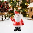 thumbnail image 4 of 4x Linda Navidad Viejo Hombre Estatuilla Estatua Muñeca Pequeño Ornamento Carácter Bonsai Decoración DIY Arte Miniatura para Boda Escritorio Regalo 4 piezas, 4 of 9