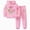 A206-Green, variant on XZNPDUCQ 5-6 Years Baby Outfit Toddler Girl Long Sleeve Pullover Tops and Pants Set 2Pcs Infant Fall Winter Clothes A206-Light Pink