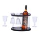 thumbnail image 1 of 1/12 Casa de en Miniatura Botella de Champán Estante Regalos de Bricolaje para Accesorio de Decoración para hogar Rojo perfke Champagne Rack Miniature, 1 of 9