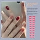 thumbnail image 5 of Seitruly Fake Nail Set Glossy French Style Adjustable Resistant Strong Manicure Viscosity Solid Press-on Fingernails Scratch Stickers Type9 NO9, 5 of 6