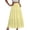 Yellow 1, variant on Women's Tiered Maxi Skirt Solid Eyelet Embroidered Elastic Waist Scalloped Hem Boho Beach Casual Long A Line Skirts