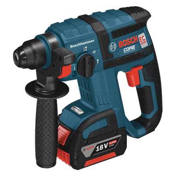 BOSCH RHH18101 Cordless Rotary Hammer Drill Kit,18V,SDS