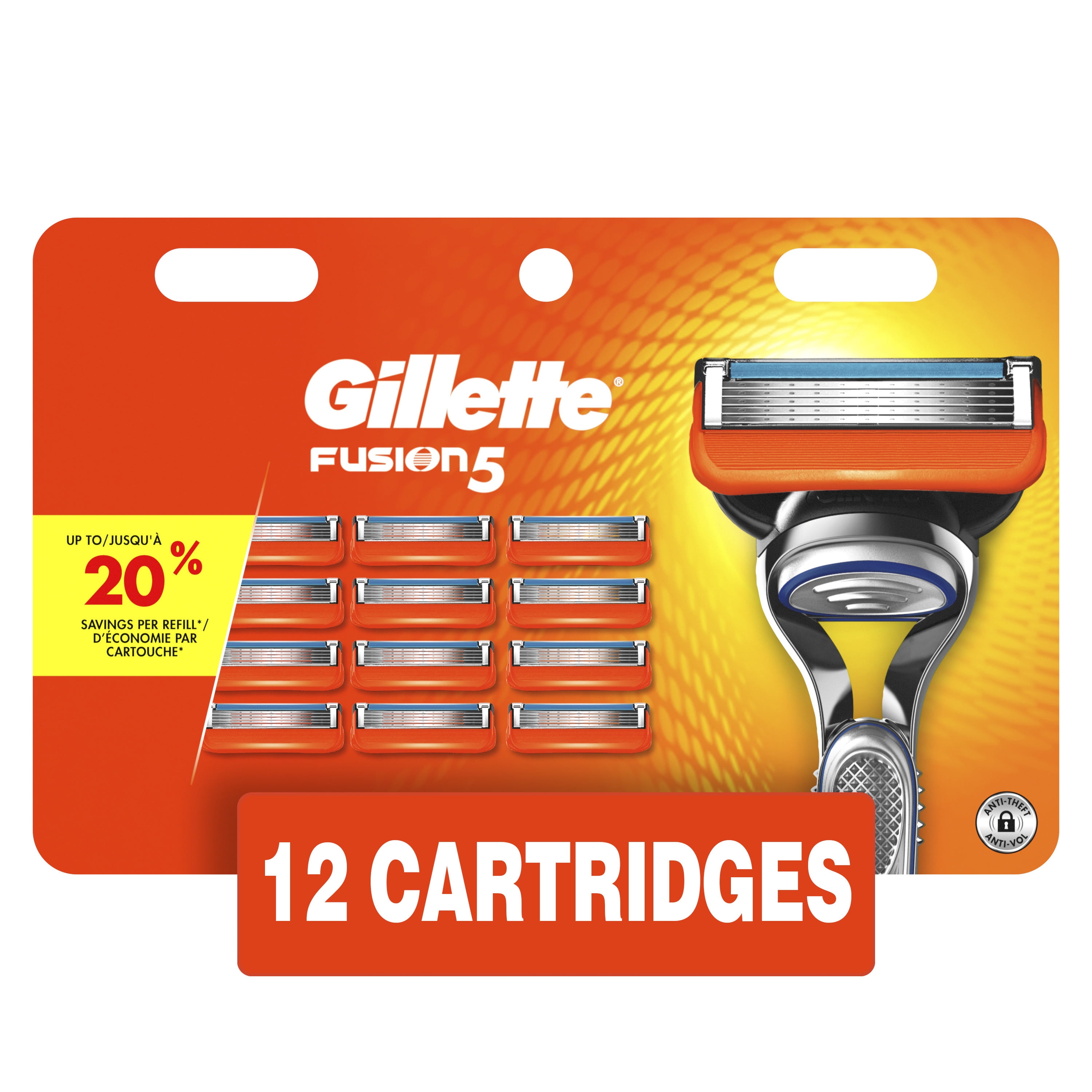 punch Buitenboordmotor Slechte factor Gillette Fusion5 Men's Razor Blade Refills, 12 Count - Walmart.com
