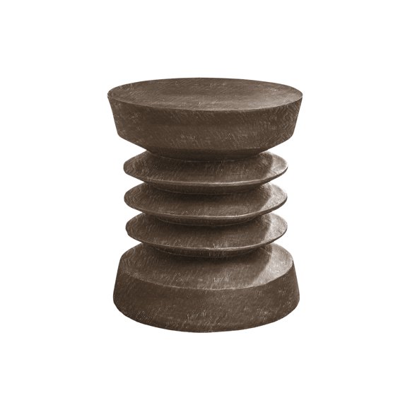 Monarch Specialties - Accent Table, 25"H, Indoor Or Outdoor, Side Table, End, Bedroom, Living Room, Nightstand, Round, Walnut, Contemporary, Modern