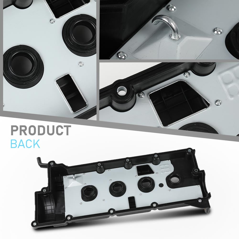 CROSSDESIGN Valve Cover w/Gasket Fit for Hyundai Elantra Tiburon Kia Spectra 2004-2010