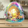 thumbnail image 6 of Steadline Easter Bunny Egg Acrylic Tabletop Decor Holiday Ornament with Hollow Cutout Design Spring Festival Home Decoration Perfect for Centerpiece and Shelf Display, 6 of 9