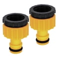 thumbnail image 1 of 2x Garden Hose Tap Connectors Threaded Tap Connector Fitting for Yard Garden, 1 of 8