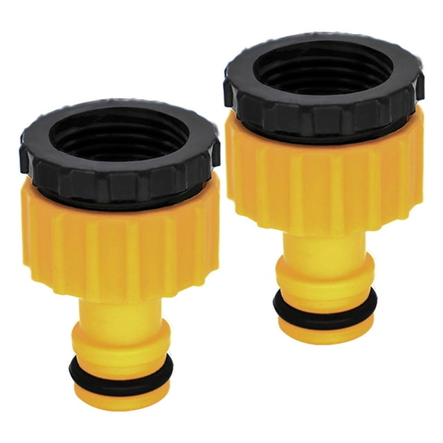 2x Garden Hose Tap Connectors Threaded Tap Connector Fitting for Yard Garden