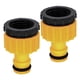 thumbnail image 1 of 2 piezas conectores de grifo de adaptador de junta de acoplamiento 3/4 "1/2" conector rápido ligero adaptador de grifo para jardín shamjiam Conector de grifo de manguera, 1 of 8