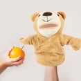 thumbnail image 4 of KAKOWELY Marioneta de mano de oso con boca que funciona Juguete de marioneta de animal Juguete de mano Juguete de animal de dibujos animados, 4 of 4