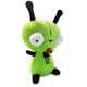 thumbnail image 2 of Peluche de peluche verde con dibujos animados de alienígenas de 25 cm para niños, 2 of 6