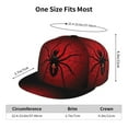 thumbnail image 6 of Balery Baseball Cap Flat Bill Hats for Men Adjustable Size for Running Workouts and Outdoor Activities All Seasons Dad Hat(Spider on the Web ), 6 of 9