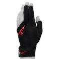 thumbnail image 2 of Longoni Black Fire 2.0 Billiard Pool Cue Glove - for Left or Right Hand - Black, 2 of 7