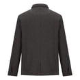 thumbnail image 4 of Fashion Plus Size Jackets for Mens Fall Multiple Pockets Button Zipper Windbreaker Solid Long Sleeves No Hat Casual Loose Coat, 4 of 8